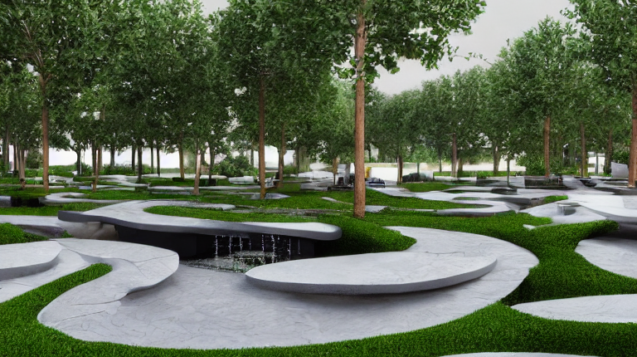 design-landscape-for-a-headquarter-building-including-short-trees-water-features-modern-fountains- (3)